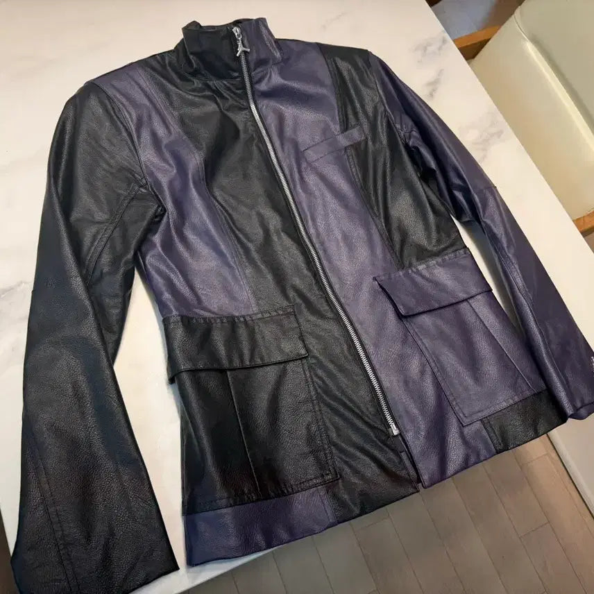 [BUNJANG] Jordan Leather Jacket (S) - Women's / 조던 가죽 자켓 S 정품 (여성)