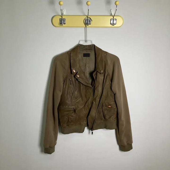 [BUNJANG] Diesel Leather Rider Jacket / Diesel 디젤 양가죽 라이더 자켓 S