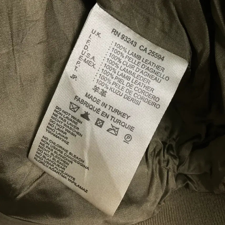 [BUNJANG] Diesel Leather Rider Jacket / Diesel 디젤 양가죽 라이더 자켓 S