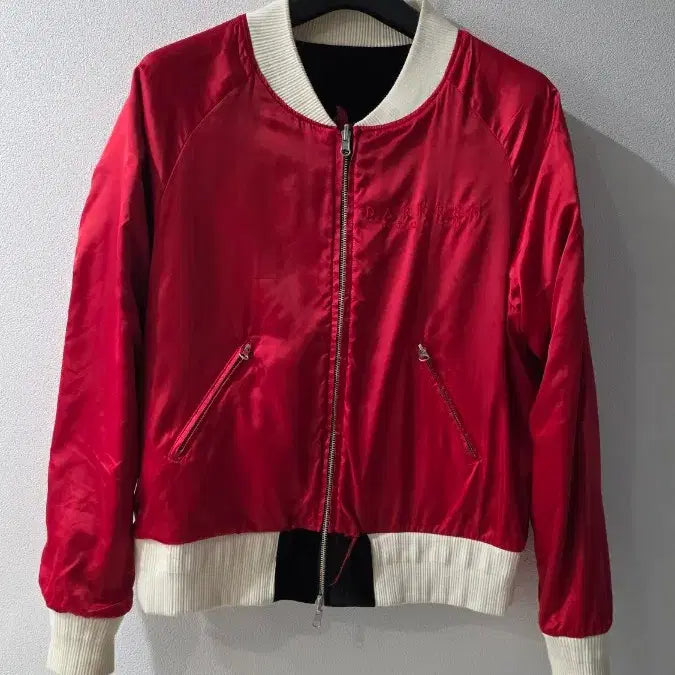 [BUNJANG] Darkroom Velvet Reversible Souvenir Jacket L / 다크룸 벨벳 스카잔 리버서블 자켓 L