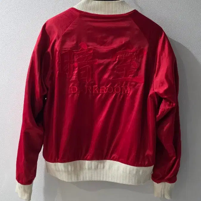 [BUNJANG] Darkroom Velvet Reversible Souvenir Jacket L / 다크룸 벨벳 스카잔 리버서블 자켓 L