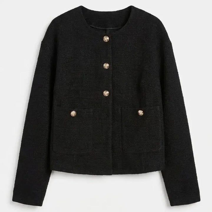 [BUNJANG] Black Tweed Jacket / 블랙 트위드 자켓