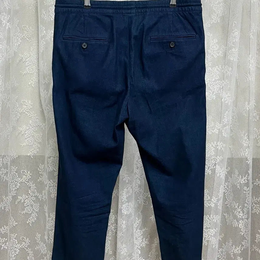 [BUNJANG] Club Monaco Cotton Bending Pants - Navy / M) 클럽모나코 밴딩 코튼 팬츠 네이비