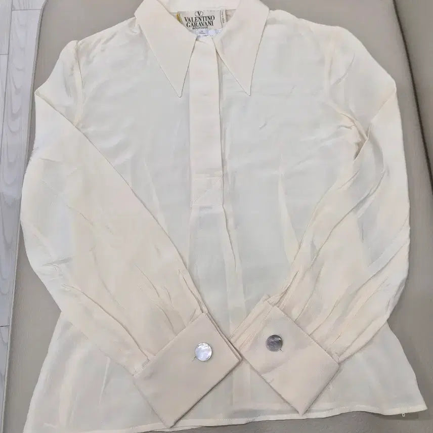 [BUNJANG] VALENTINO GARAVANI Ivory Blouse / VALENTINO GARAVANI 발렌티노 갈라바니 정품 블라우스