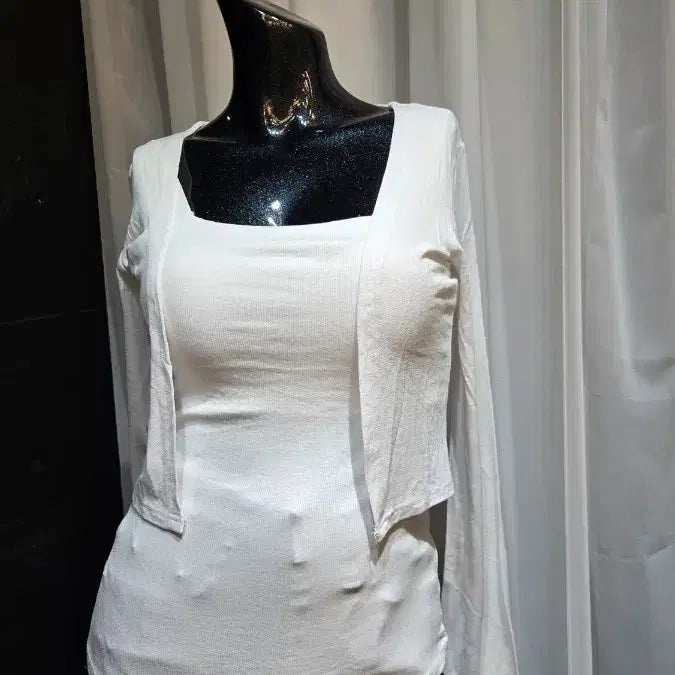 [BUNJANG] Open Short Soft Cardigan / 오픈 쇼트 부드러운 가디건