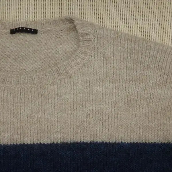 [BUNJANG] Sisley Alpaca Blend Round Neck Knit Sweater / (XL) 시슬리 여성 알파카혼방 라운드넥 니트