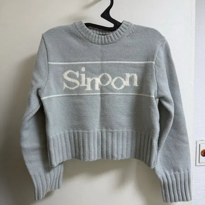 [BUNJANG] Sinoon Pullover Knit Light Blue / 시눈 Sinoon 풀오버 니트 라이트블루