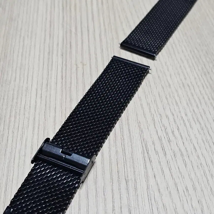 [BUNJANG] Black Metal Watch Strap / 블랙 메탈 스트랩