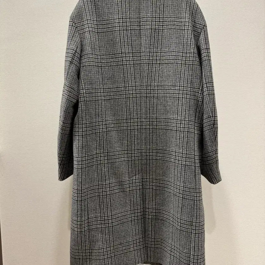 [BUNJANG] Hazzys Wool Check Coat (Size 95) / 헤지스 울 코트 95사이즈
