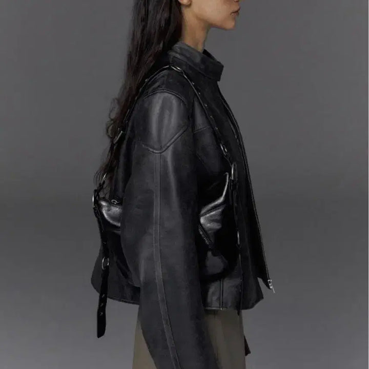 [BUNJANG] Studio Table Bold Strap Leather Bag / 스튜디오테이블 볼드 스트랩 레더백