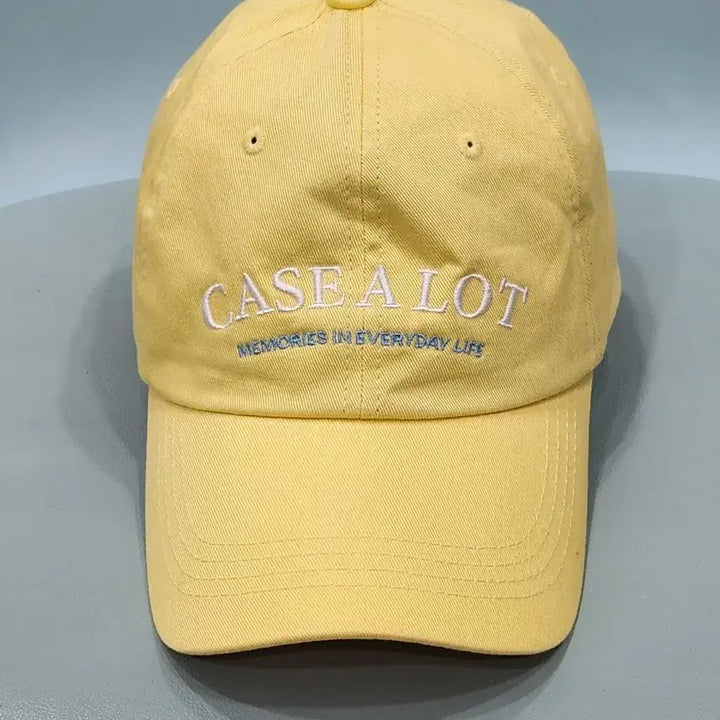 [BUNJANG] CASE A LOT Yellow Ball Cap / 케이스얼랏 CASE A LOT 옐로우 볼캡 모자 프리사이즈