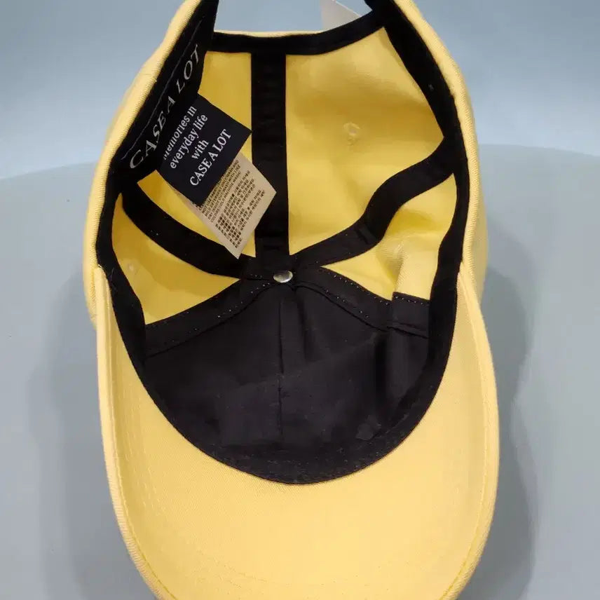 [BUNJANG] CASE A LOT Yellow Ball Cap / 케이스얼랏 CASE A LOT 옐로우 볼캡 모자 프리사이즈