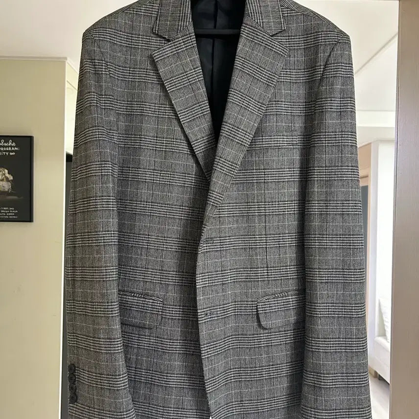 [BUNJANG] Modified Glen Check Blazer / 모디파이드 글렌체크 블레이저