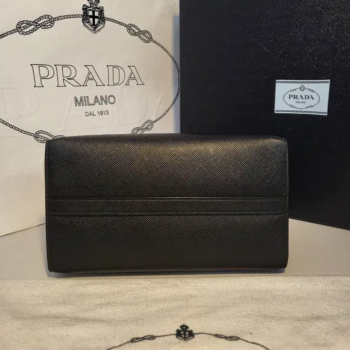 [BUNJANG] [PRADA] 프라다 사피아노 블랙장 초미니 토트 앤 숄더백 / [PRADA] 프라다 사피아노 블랙장 초미니 토트 앤 숄더백