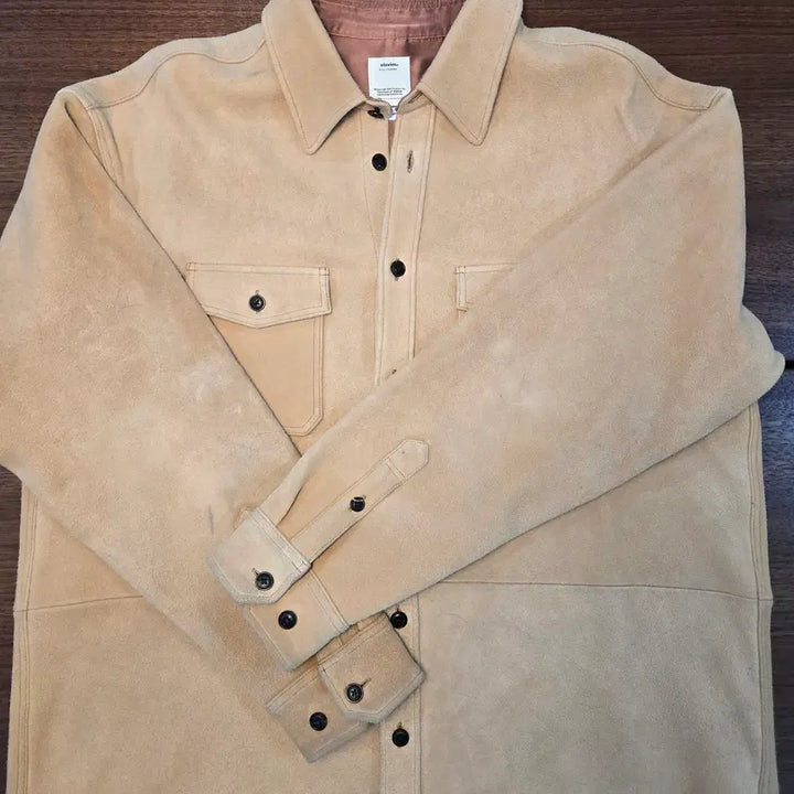 [BUNJANG] Visvim Shacket Deerskin Beige Jacket / [4] 22FW 비즈빔 샤켓 디어스킨