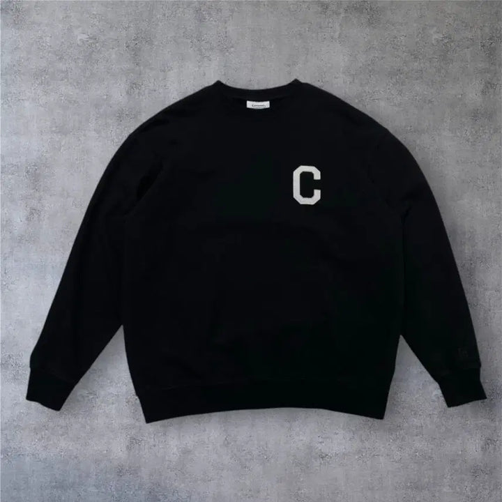 [BUNJANG] Covernat C Logo Crewneck Sweatshirt XL / 커버낫 Covernat 블랙 C로고 맨투맨 XL