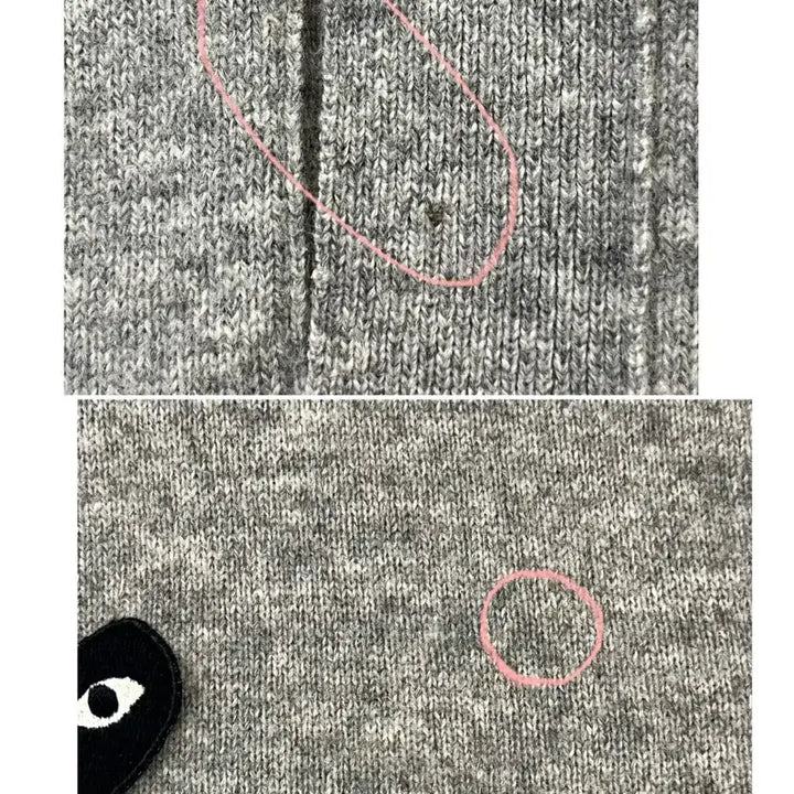[SOLD OUT] 꼼데가르송 울 가디건 그레이 L 