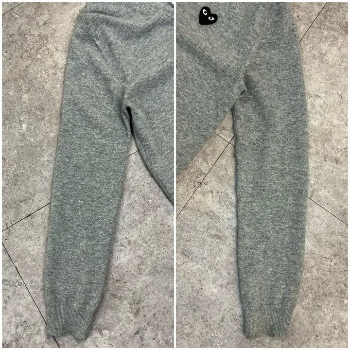 [SOLD OUT] 꼼데가르송 울 가디건 그레이 L 