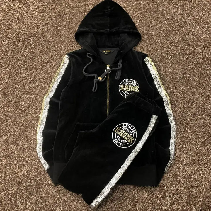 [BUNJANG] EGOIST Y2k Sequin Training Set / 55/44 EGOIST Y2k 스팽글 트레이닝 셋업