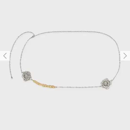 [BUNJANG] Sinoon Rose Chain Belt / 시눈 로즈 체인 벨트