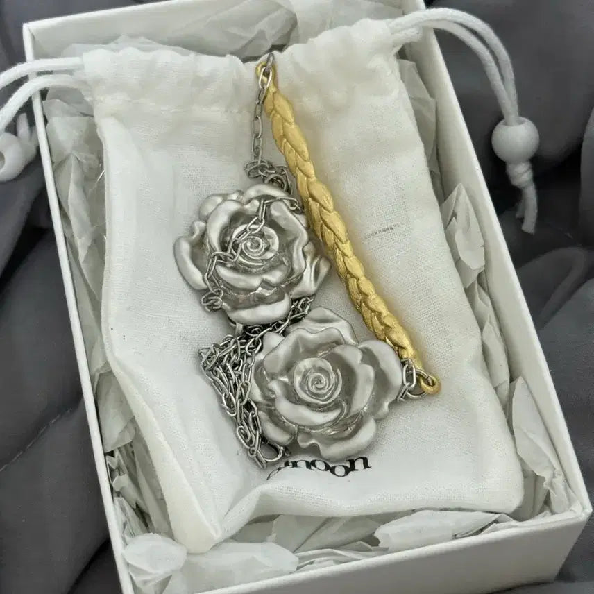 [BUNJANG] Sinoon Rose Chain Belt / 시눈 로즈 체인 벨트