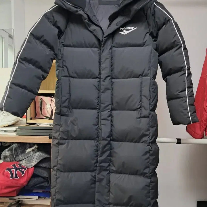 [BUNJANG] Prospecs Long Padded Jacket Black (Unisex) / 프로스펙스 롱패딩 블랙 프로스펙스 롱패딩 공용 90 블랙