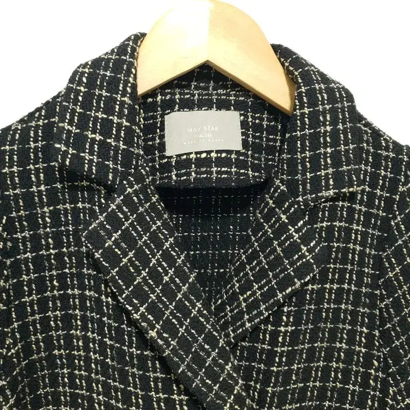 [BUNJANG] Short Sleeve Tweed Jacket F_S1721 / 숏슬리브 트위드 자켓 F_S1721