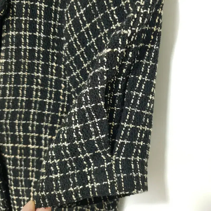 [BUNJANG] Short Sleeve Tweed Jacket F_S1721 / 숏슬리브 트위드 자켓 F_S1721