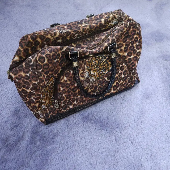 [BUNJANG] Vintage Leopard Print Handbag / [] 빈티지 호피 가방