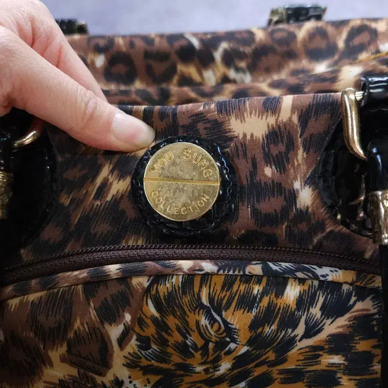 [BUNJANG] Vintage Leopard Print Handbag / [] 빈티지 호피 가방