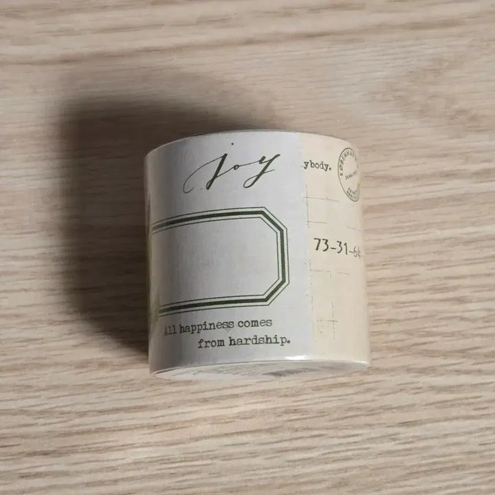 [BUNJANG] Vintage Green Retro Frame Roll / 빈티지 처분 [12] 그린 레트로 프레임 롤 스티커 다꾸