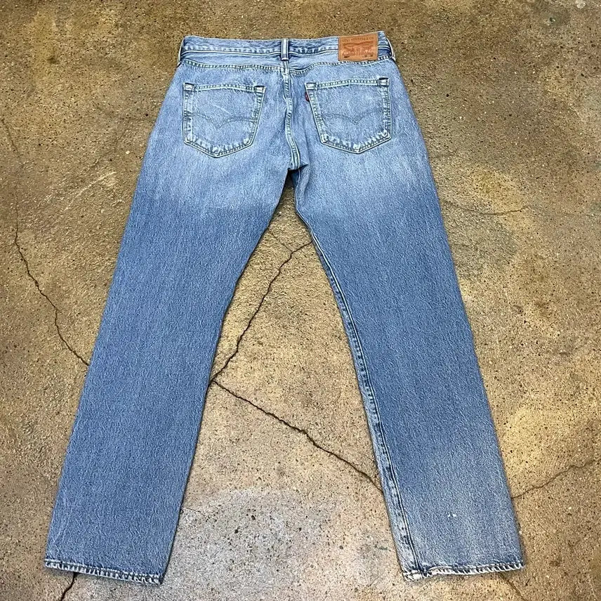[BUNJANG] Levi's 501 Denim Jeans / 빈티지 리바이스 워싱 501 데님 청바지