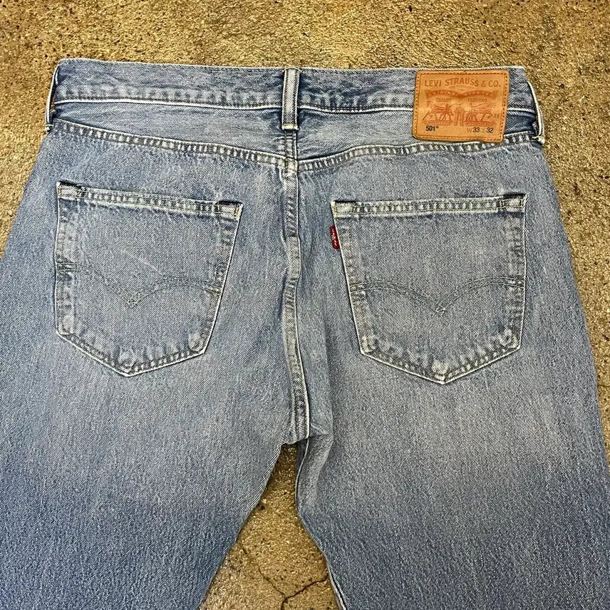 [BUNJANG] Levi's 501 Denim Jeans / 빈티지 리바이스 워싱 501 데님 청바지