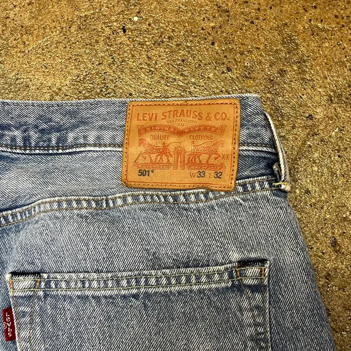 [BUNJANG] Levi's 501 Denim Jeans / 빈티지 리바이스 워싱 501 데님 청바지