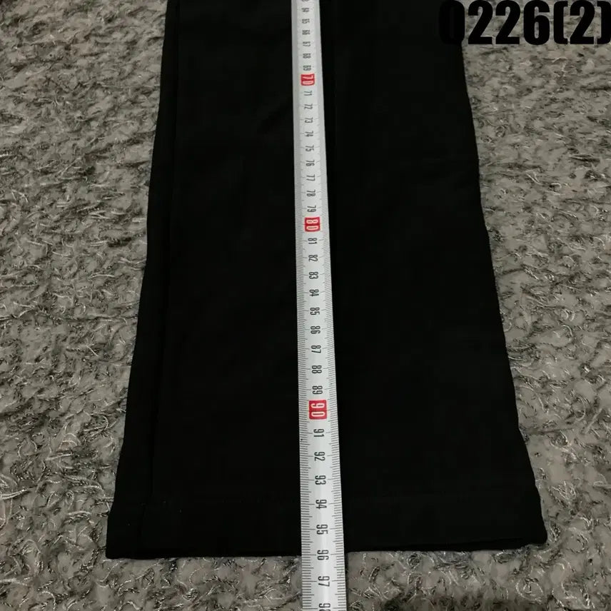 [BUNJANG] Black Belted Slacks Pants 41 / 블랙 벨트 슬랙스 바지 41