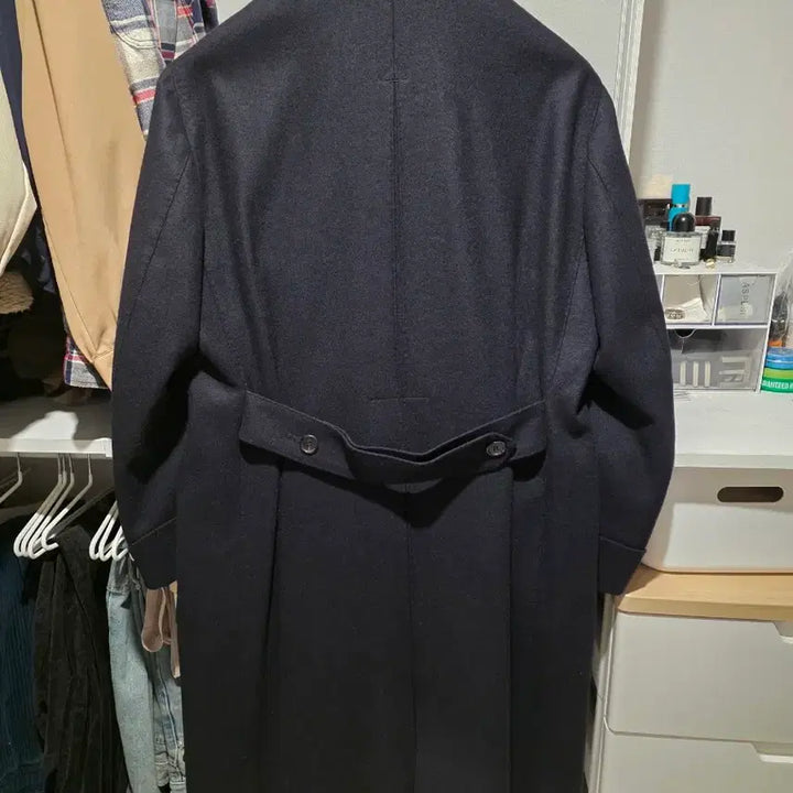 [BUNJANG] Ring Jacket Navy Double Coat / 링자켓 더블코트 네이비