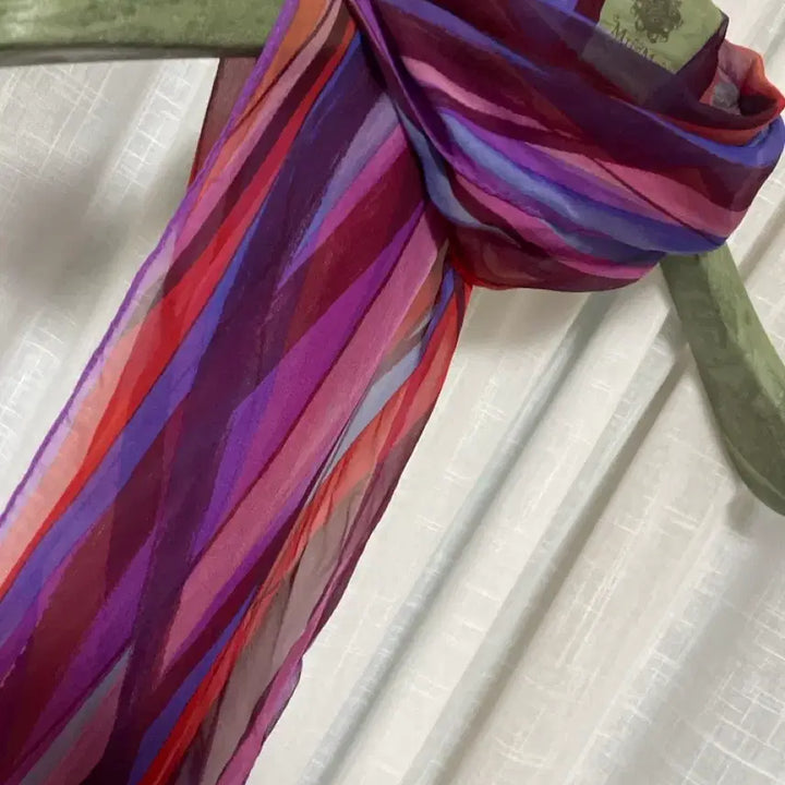 [BUNJANG] Balenciaga Silk Scarf / 일본백화점정품 발렌시아가 실크스카프