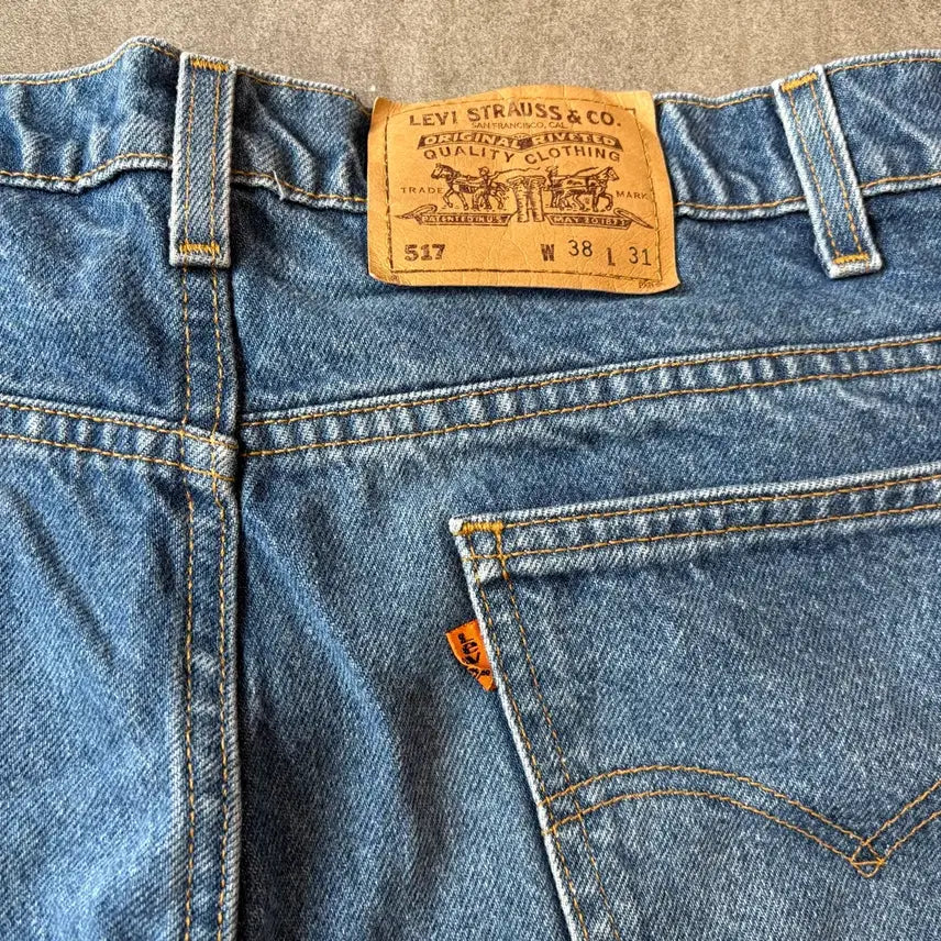 [BUNJANG] Levi's 517 Orange Tab Denim Pants / 96년 미국 생산 리바이스 517 오렌지탭 청바지