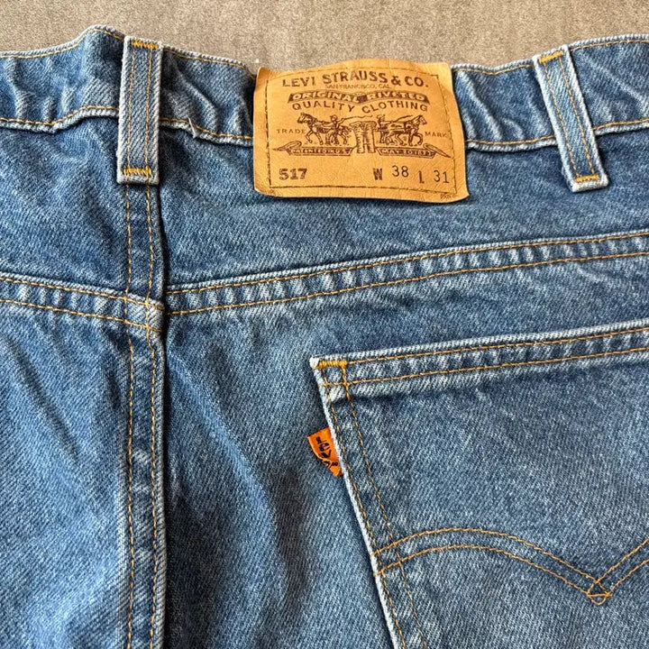 [BUNJANG] Levi's 517 Orange Tab Denim Pants / 96년 미국 생산 리바이스 517 오렌지탭 청바지
