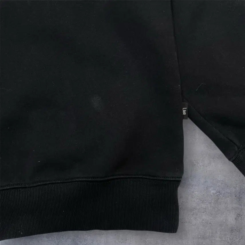 [BUNJANG] LMR Black Cat Logo Back-Printing Crewneck Sweatshirt / 엘엠알 LMR 블랙 캣로고 백프린팅 맨투맨 L
