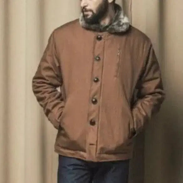 [BUNJANG] Prizmworks Lined Deck Jacket L / 프리즘웍스 남성 안감 누빔  덱 자켓 L