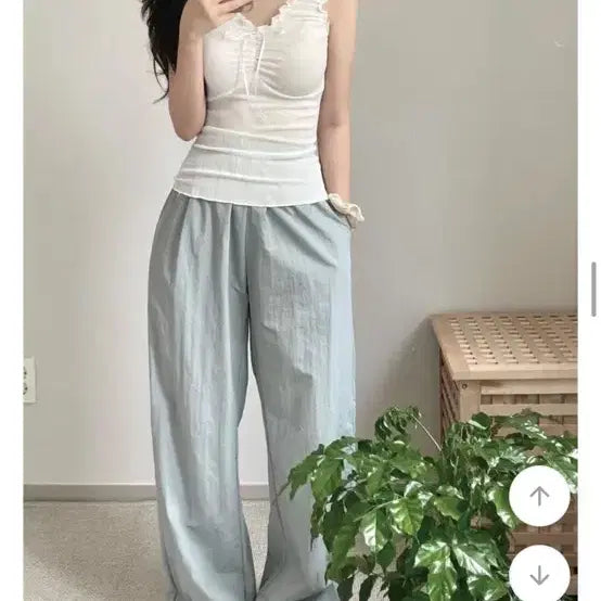 [BUNJANG] Fou9 Abley Coco Shorts Pants / 에이블리 포우나인 코코 바스락 팬츠 핑크 소라