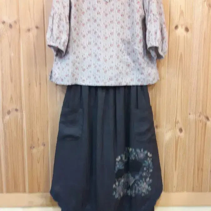 [BUNJANG] Michelly Linen Blouse / * 미쉘리 마  생활복 상의     ( 새 상 품 )