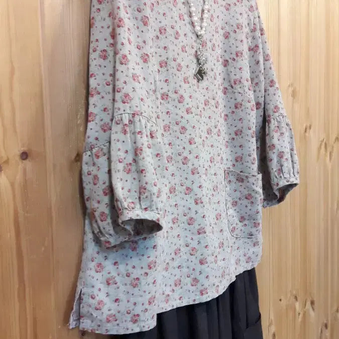 [BUNJANG] Michelly Linen Blouse / * 미쉘리 마  생활복 상의     ( 새 상 품 )