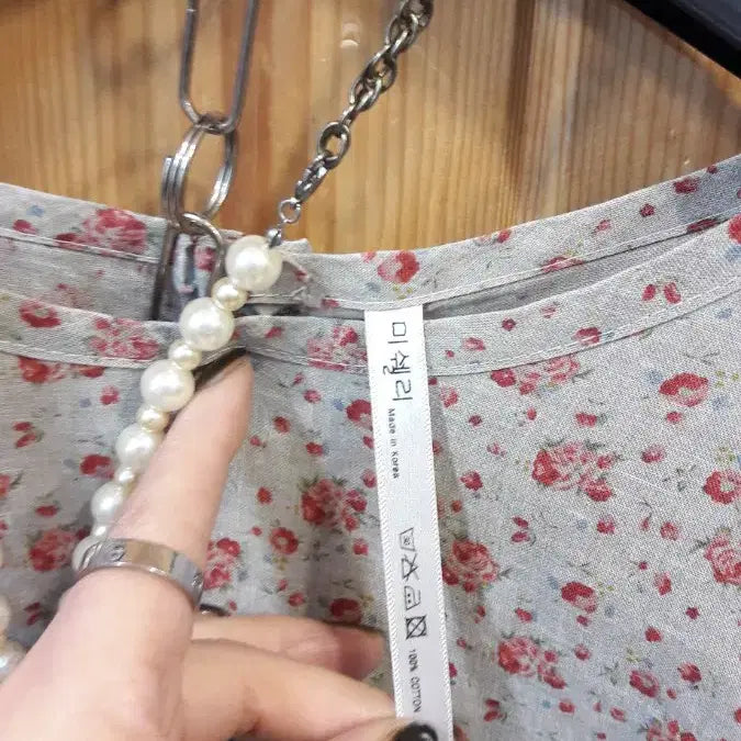 [BUNJANG] Michelly Linen Blouse / * 미쉘리 마  생활복 상의     ( 새 상 품 )