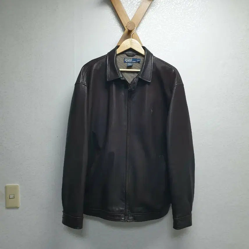 [BUNJANG] Polo Ralph Lauren Lambskin Jacket / [xl/110/정품] 폴로 랄프로렌 램스킨자켓
