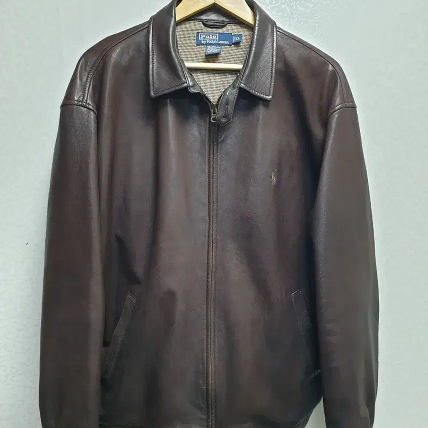[BUNJANG] Polo Ralph Lauren Lambskin Jacket / [xl/110/정품] 폴로 랄프로렌 램스킨자켓