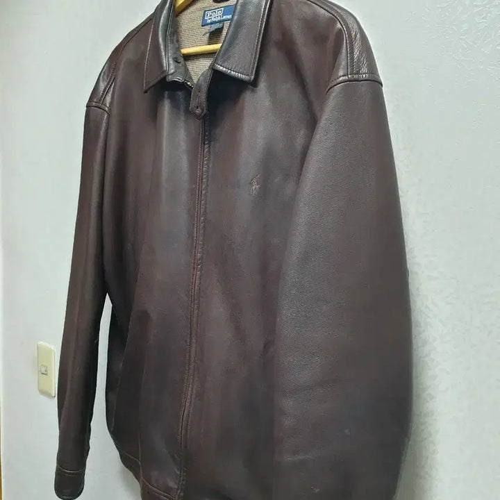[BUNJANG] Polo Ralph Lauren Lambskin Jacket / [xl/110/정품] 폴로 랄프로렌 램스킨자켓