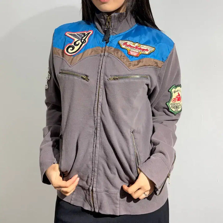[BUNJANG] Indian Motorcycle Biker Cotton Jacket / 인디언 모터사이클 바이커 코튼자켓
