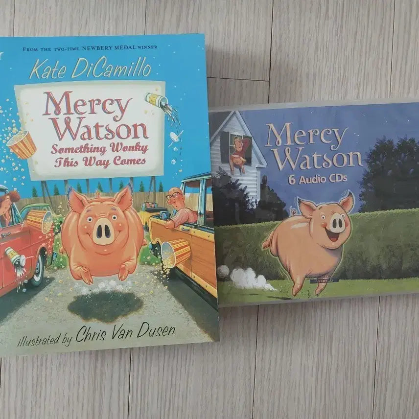 [BUNJANG] Mercy Watson Book + Audio CD Set / 머시 왓슨 책 + 오디오 CD 세트